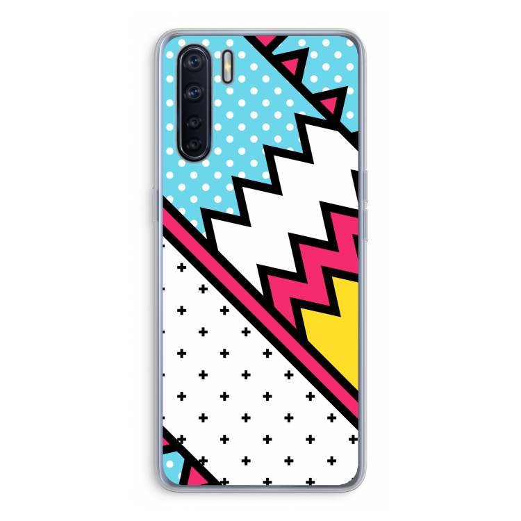 Pop Art #2: Oppo A91 Transparant Hoesje