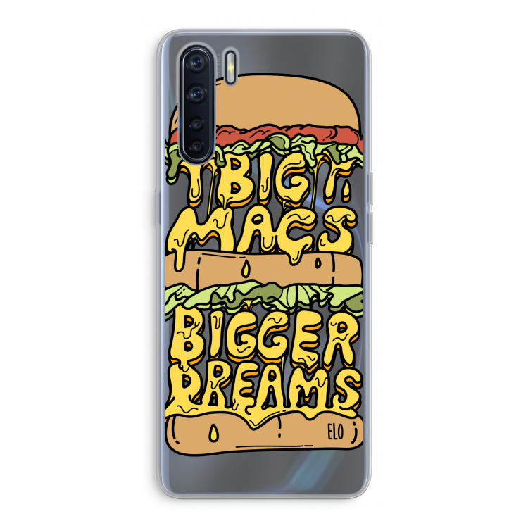 Big Macs Bigger Dreams: Oppo A91 Transparant Hoesje