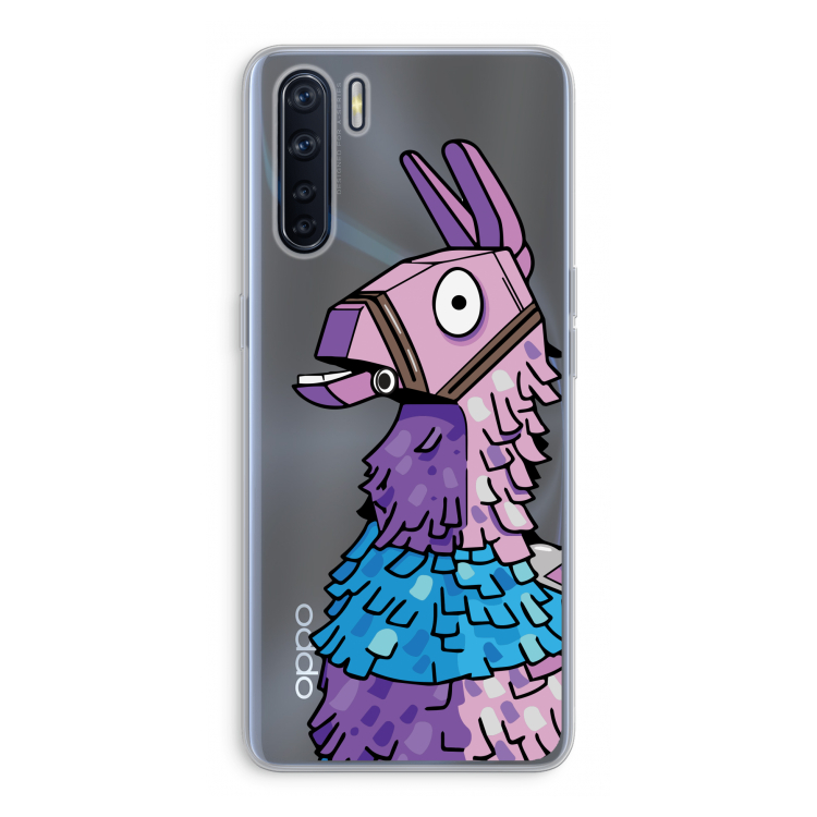 Lama: Oppo A91 Transparant Hoesje