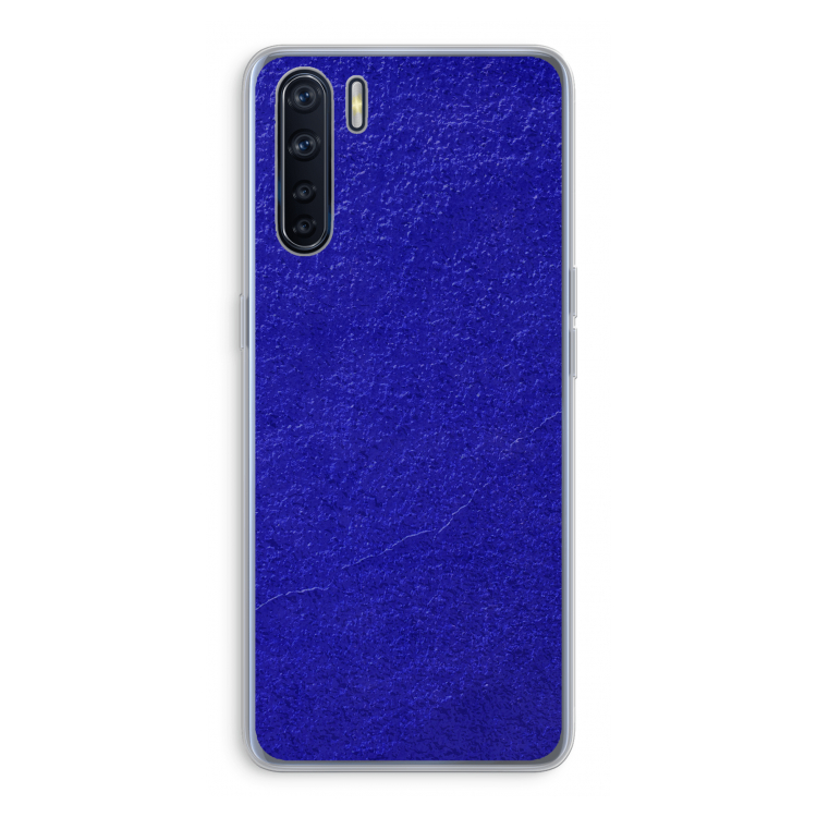 Majorelle Blue: Oppo A91 Transparant Hoesje