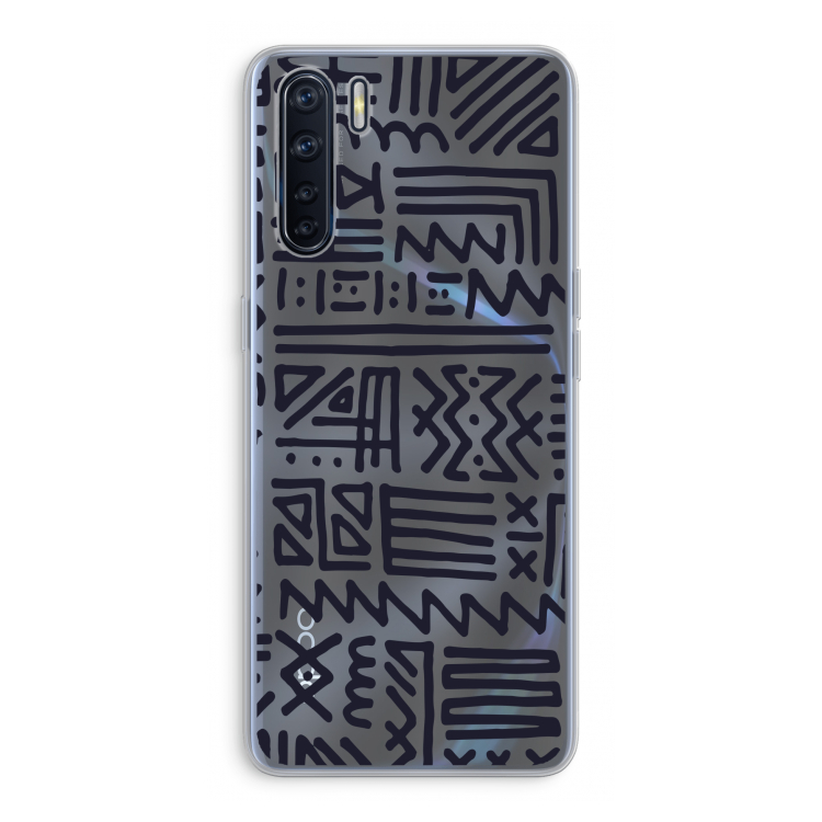 Marrakech print: Oppo A91 Transparant Hoesje