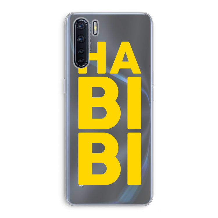 Habibi Majorelle : Oppo A91 Transparant Hoesje