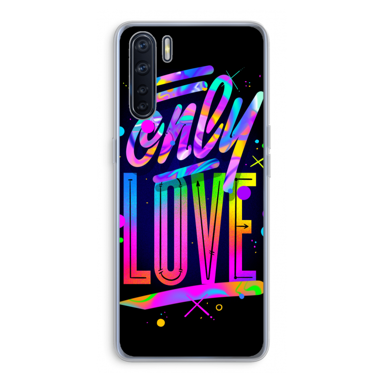 Only Love: Oppo A91 Transparant Hoesje