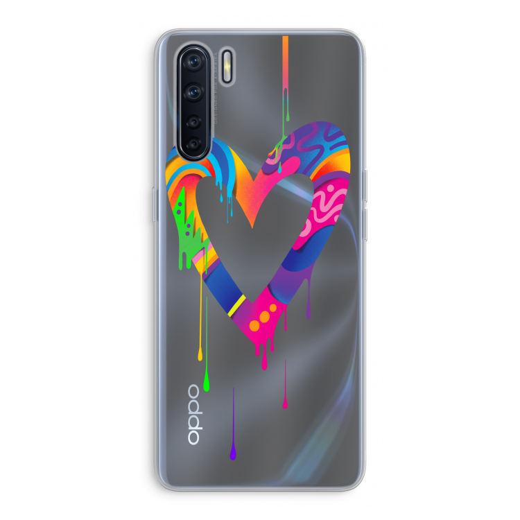 Melts My Heart: Oppo A91 Transparant Hoesje
