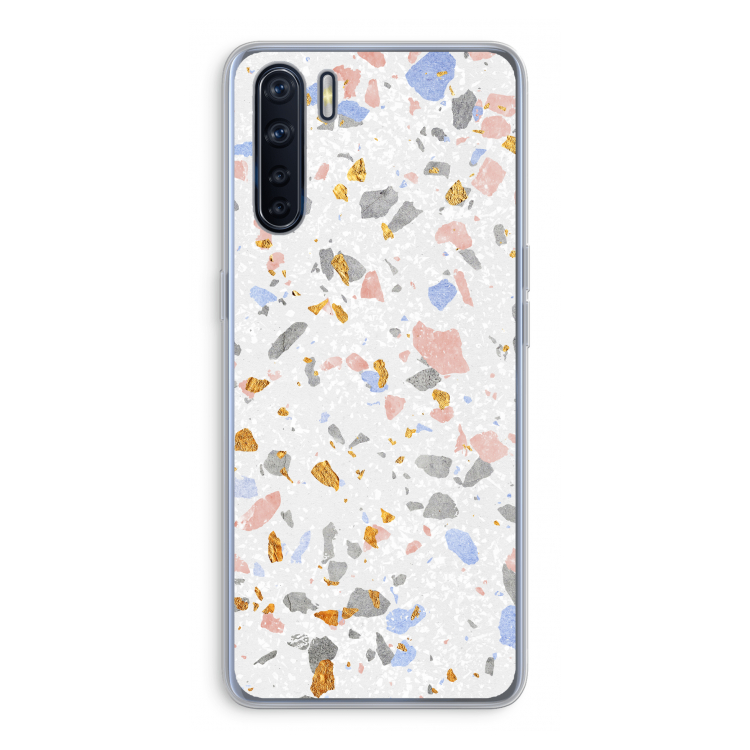 Terrazzo N°8: Oppo A91 Transparant Hoesje