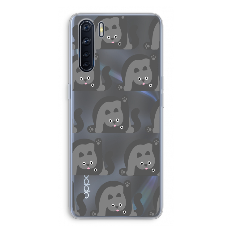 Cats: Oppo A91 Transparant Hoesje