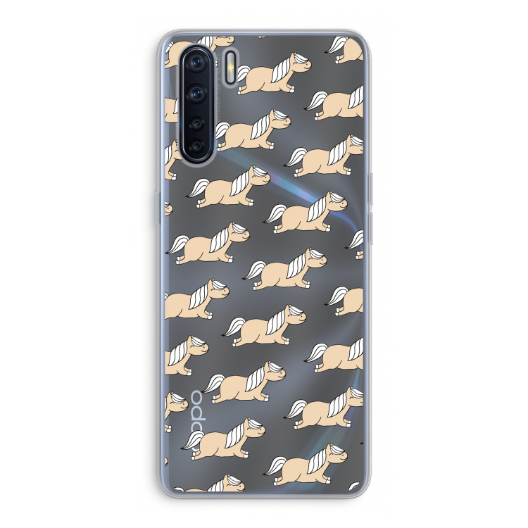 Ponys: Oppo A91 Transparant Hoesje
