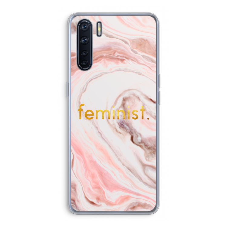 Feminist: Oppo A91 Transparant Hoesje