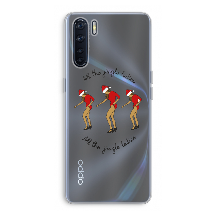 Jingle Ladies: Oppo A91 Transparant Hoesje
