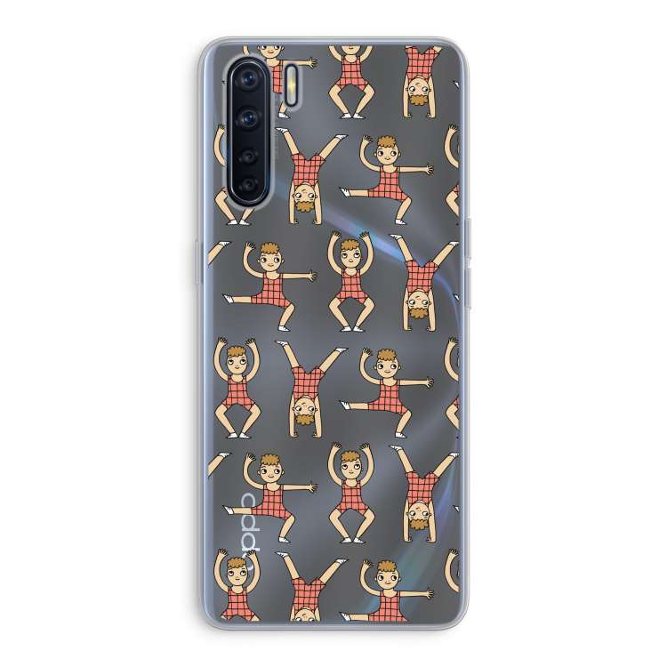 Gymboys: Oppo A91 Transparant Hoesje