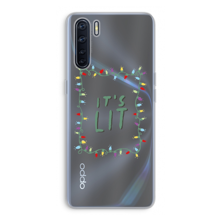 It's Lit: Oppo A91 Transparant Hoesje