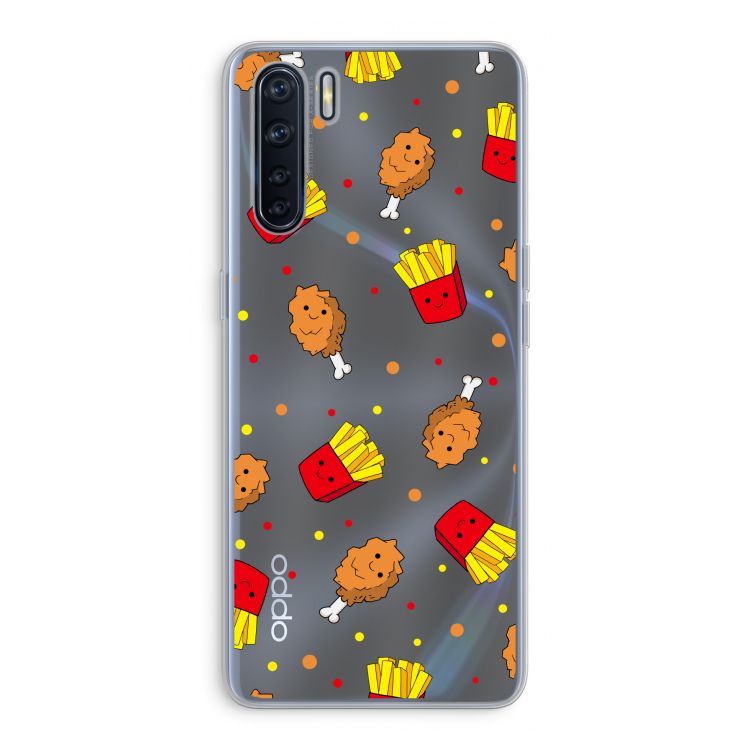 Chicken 'n Fries: Oppo A91 Transparant Hoesje