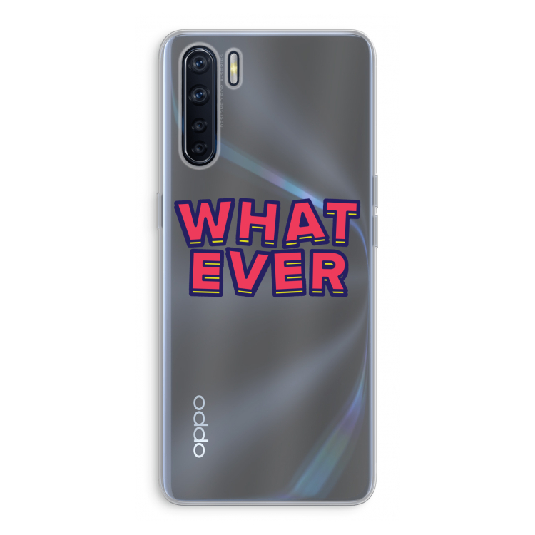 Whatever: Oppo A91 Transparant Hoesje