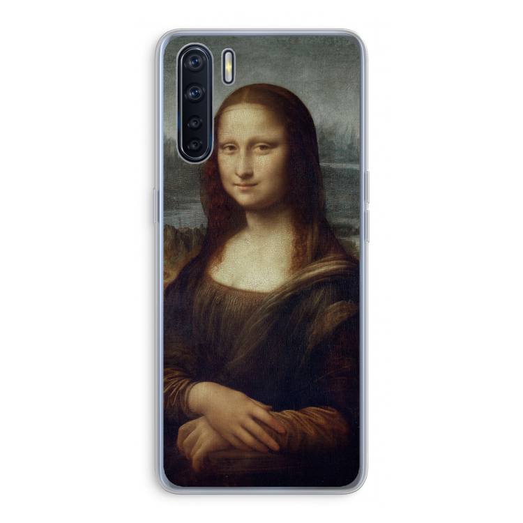 Mona Lisa: Oppo A91 Transparant Hoesje