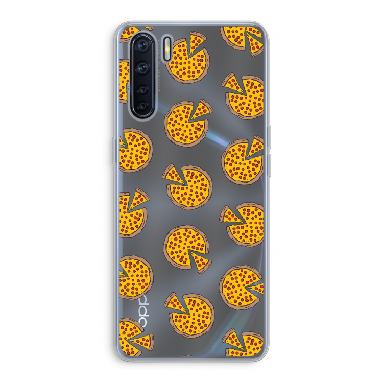 You Had Me At Pizza: Oppo A91 Transparant Hoesje