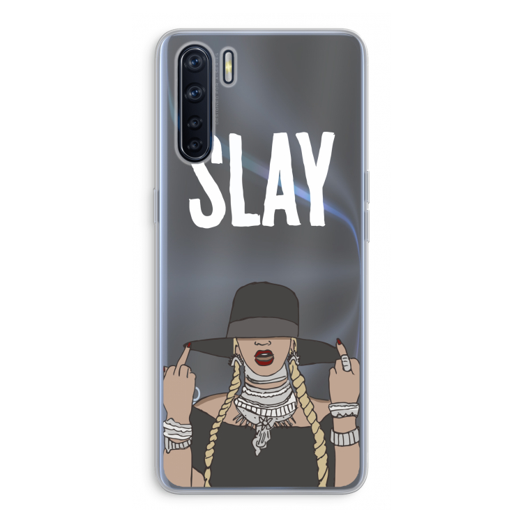Slay All Day: Oppo A91 Transparant Hoesje