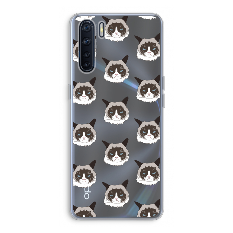 It's a Purrr Case: Oppo A91 Transparant Hoesje