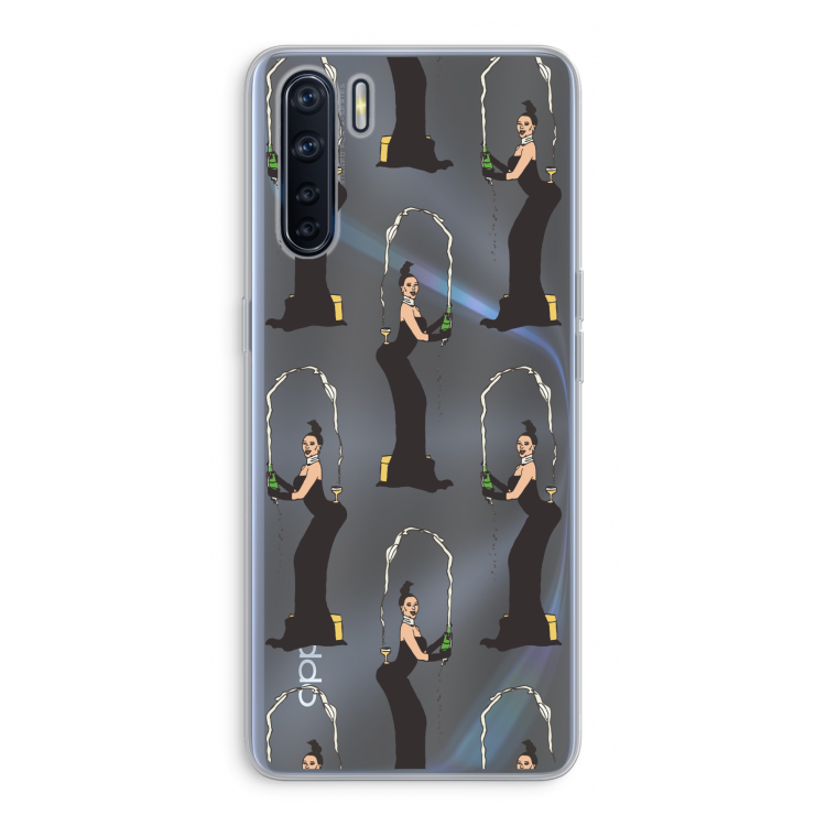 Pop Some Kim: Oppo A91 Transparant Hoesje