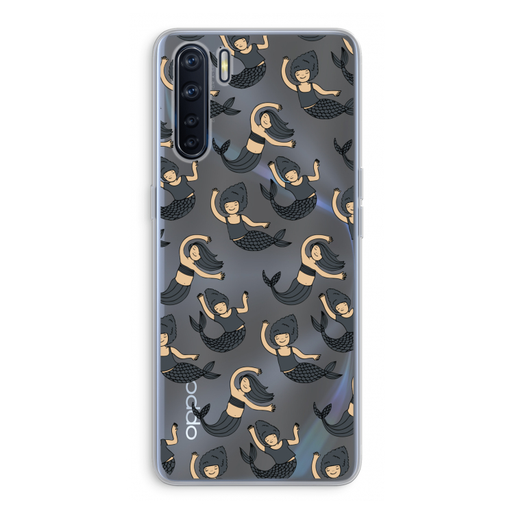Zeemeermin: Oppo A91 Transparant Hoesje