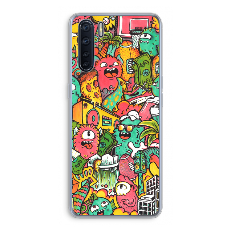 Vexx City: Oppo A91 Transparant Hoesje