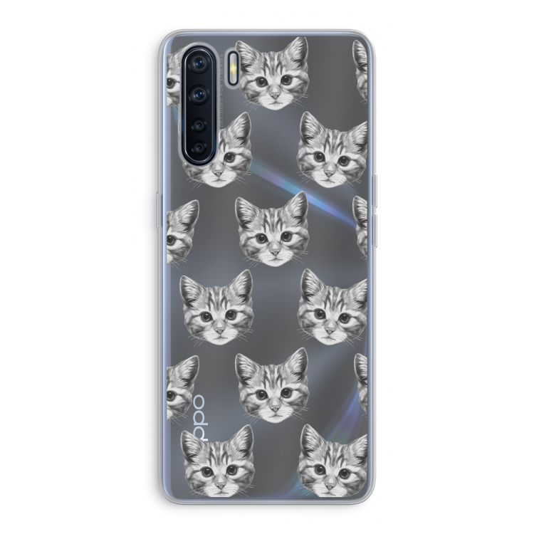 Kitten: Oppo A91 Transparant Hoesje