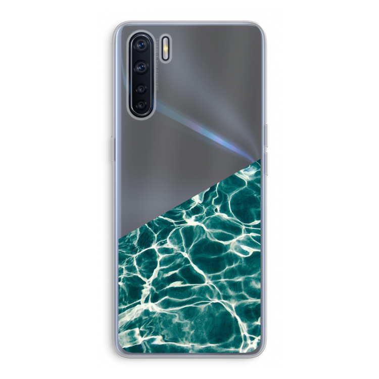 Weerkaatsing water: Oppo A91 Transparant Hoesje