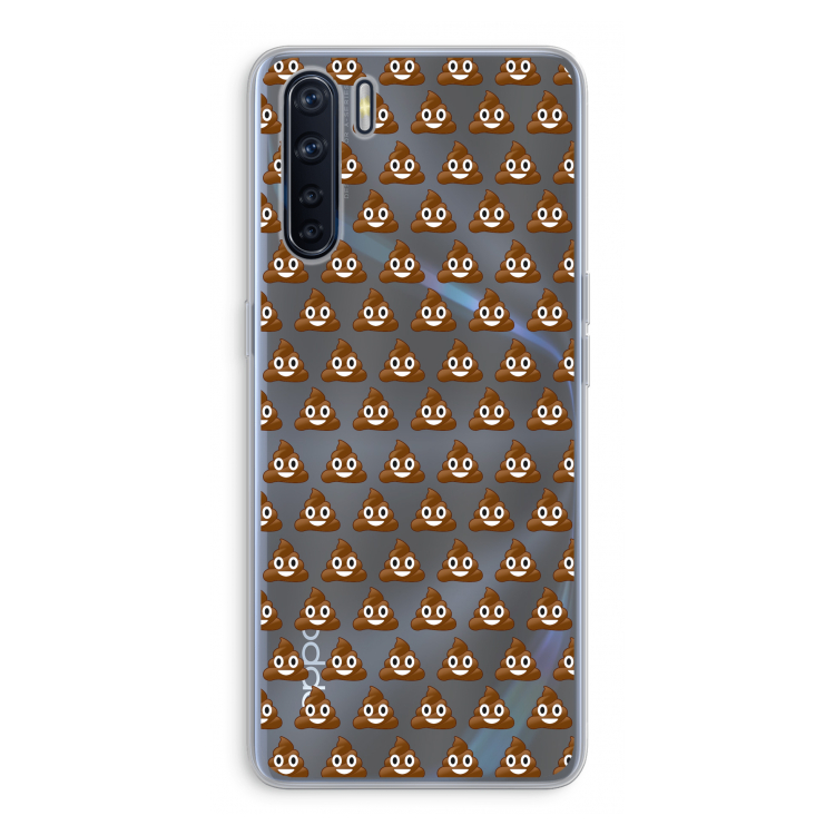 Poop emoji: Oppo A91 Transparant Hoesje