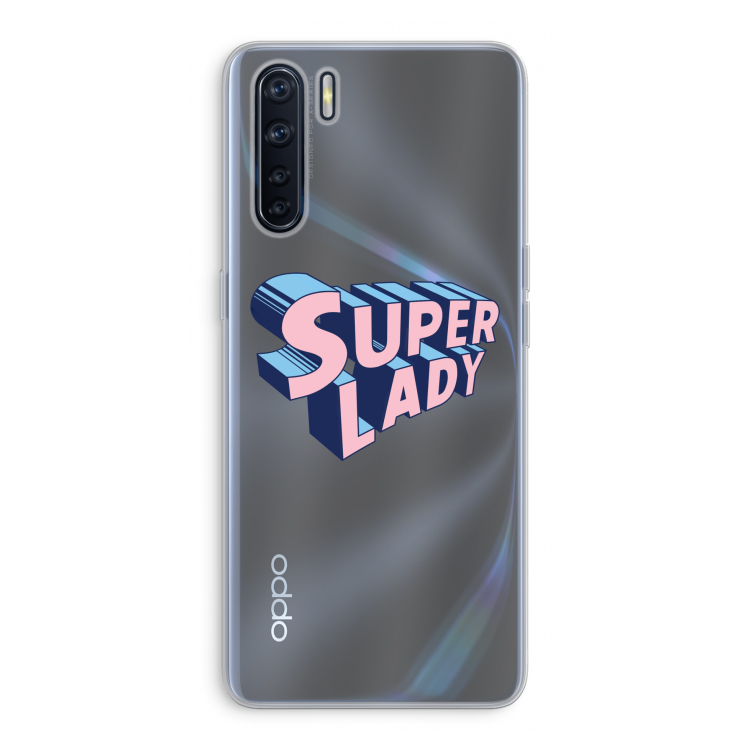 Superlady: Oppo A91 Transparant Hoesje