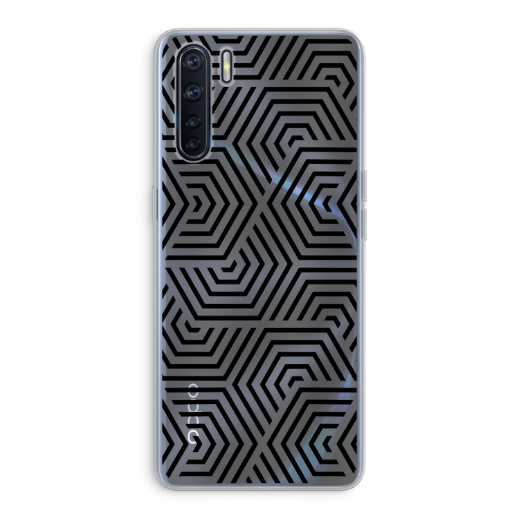 Magic pattern: Oppo A91 Transparant Hoesje