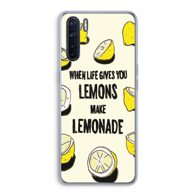 Lemonade: Oppo A91 Transparant Hoesje