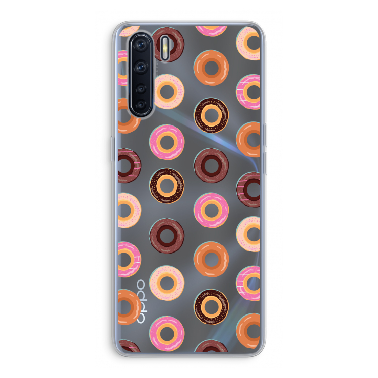 Donuts: Oppo A91 Transparant Hoesje