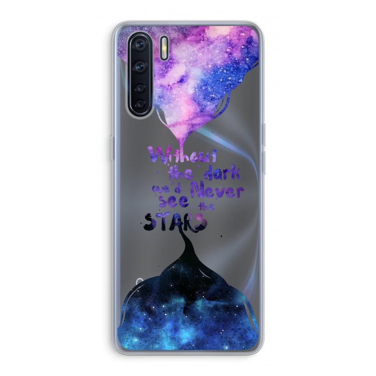 Stars quote: Oppo A91 Transparant Hoesje
