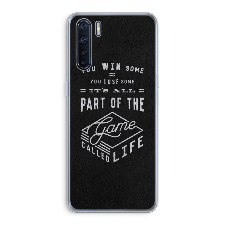 Life: Oppo A91 Transparant Hoesje