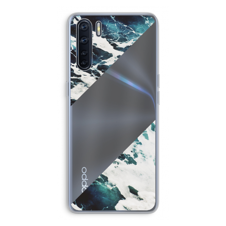 Golven: Oppo A91 Transparant Hoesje