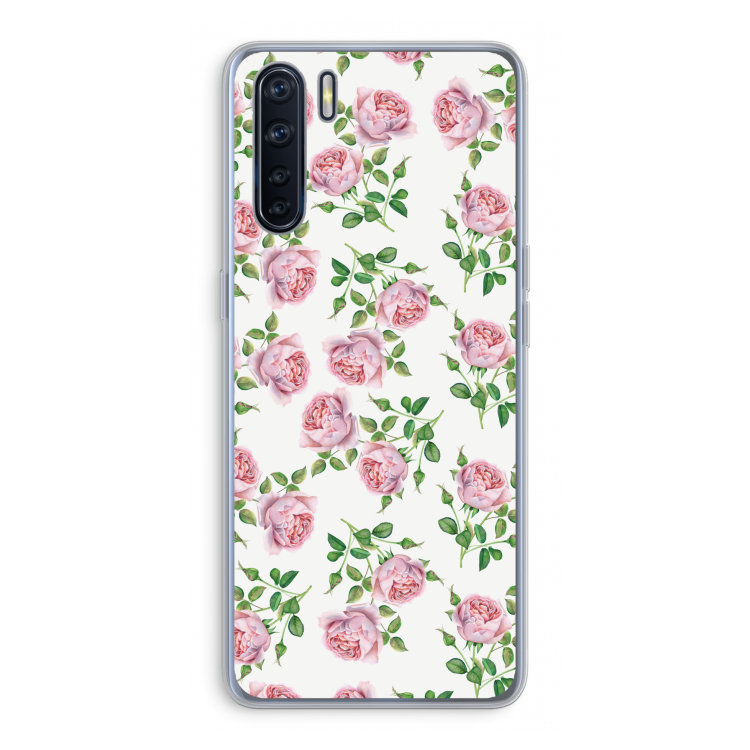 Kleine roosjes: Oppo A91 Transparant Hoesje