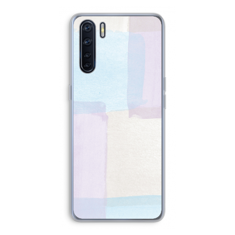 Square pastel: Oppo A91 Transparant Hoesje