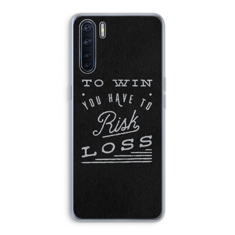Risk loss: Oppo A91 Transparant Hoesje