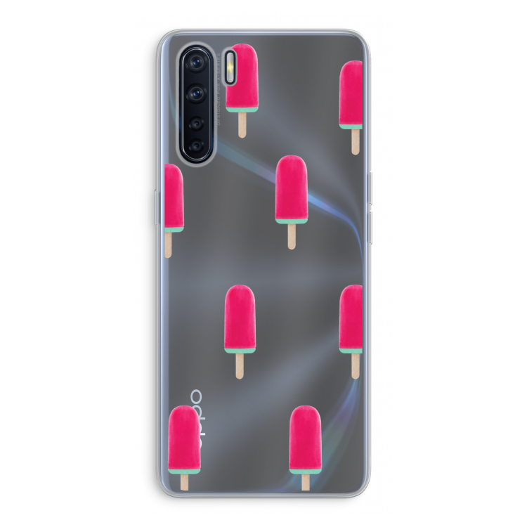 Waterijsje: Oppo A91 Transparant Hoesje