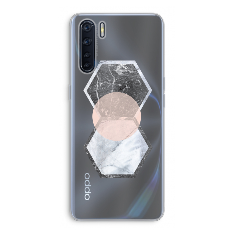 Creatieve toets: Oppo A91 Transparant Hoesje
