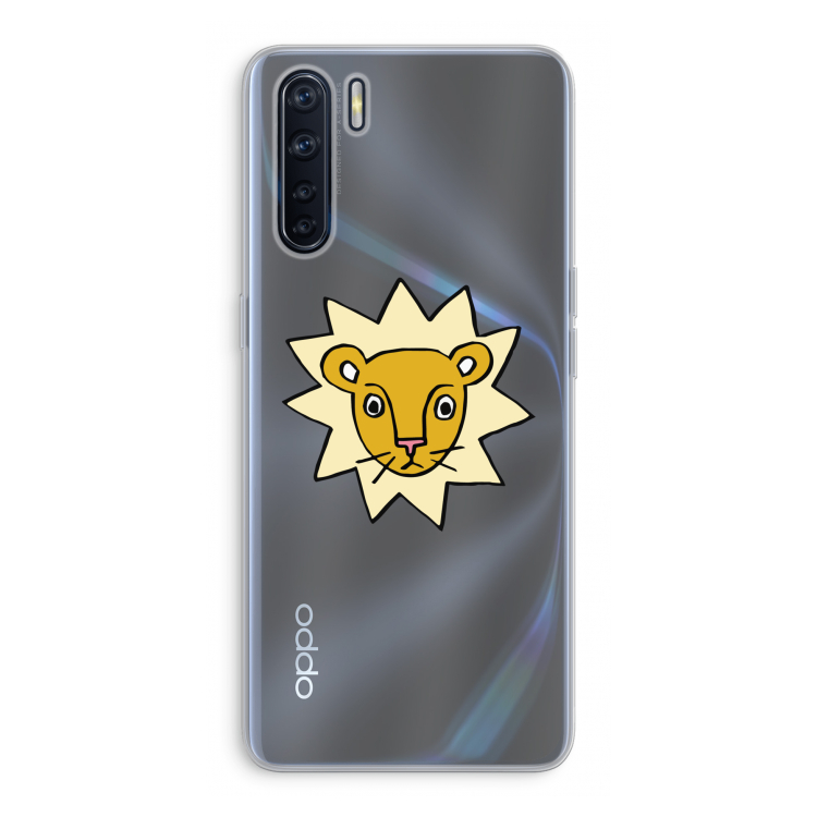 Kleine leeuw: Oppo A91 Transparant Hoesje