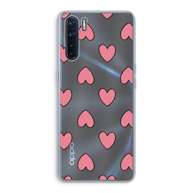 Ondersteboven verliefd: Oppo A91 Transparant Hoesje