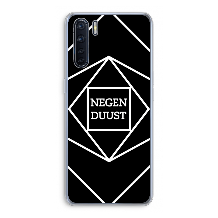 Negenduust geometrisch: Oppo A91 Transparant Hoesje