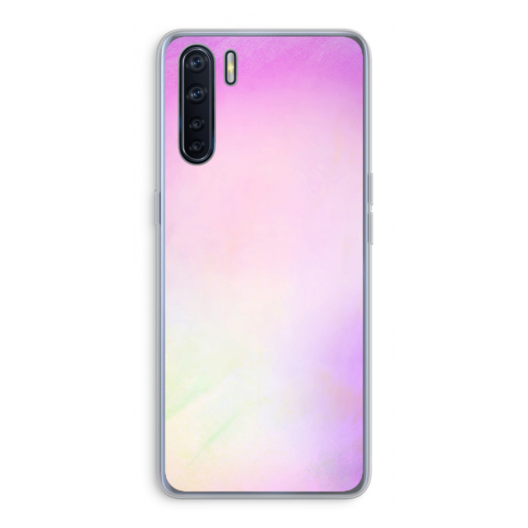 Flow mist pastel: Oppo A91 Transparant Hoesje