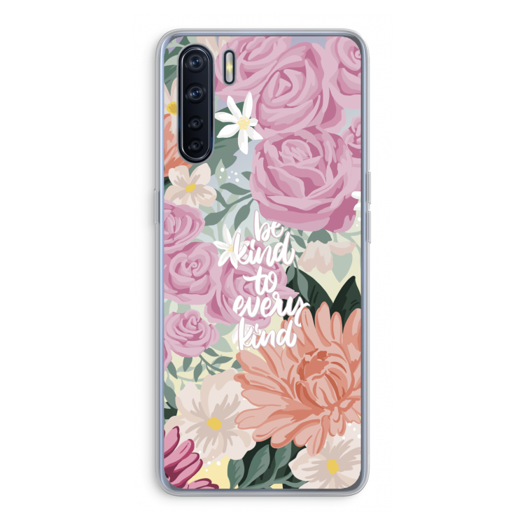 Kindness matters: Oppo A91 Transparant Hoesje