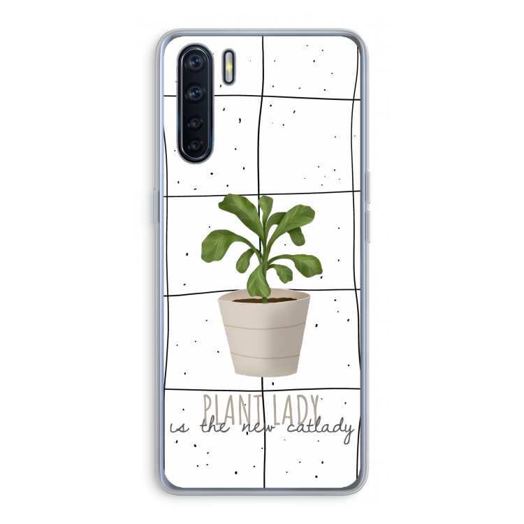 Kamerplant op vensterruit: Oppo A91 Transparant Hoesje