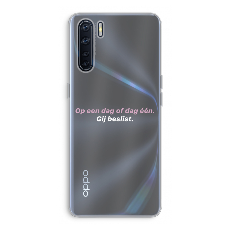 gij beslist: Oppo A91 Transparant Hoesje