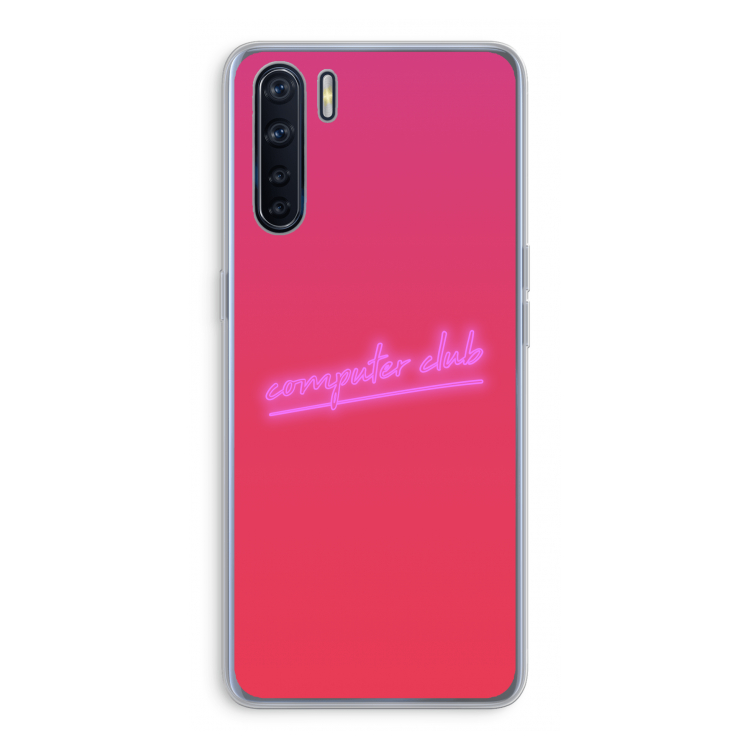 Vice Glow: Oppo A91 Transparant Hoesje