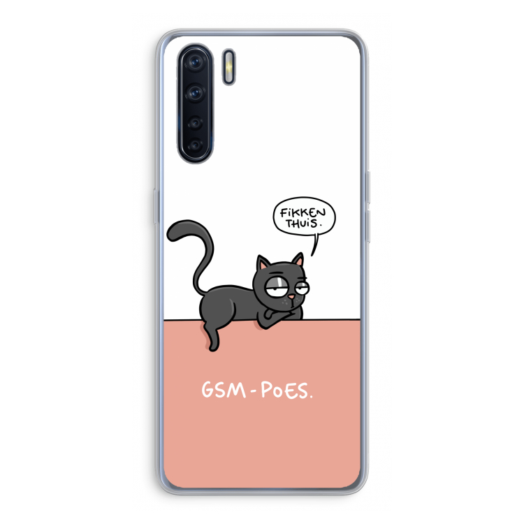 GSM poes: Oppo A91 Transparant Hoesje