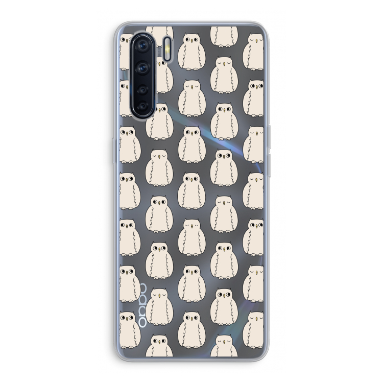 Uilen: Oppo A91 Transparant Hoesje