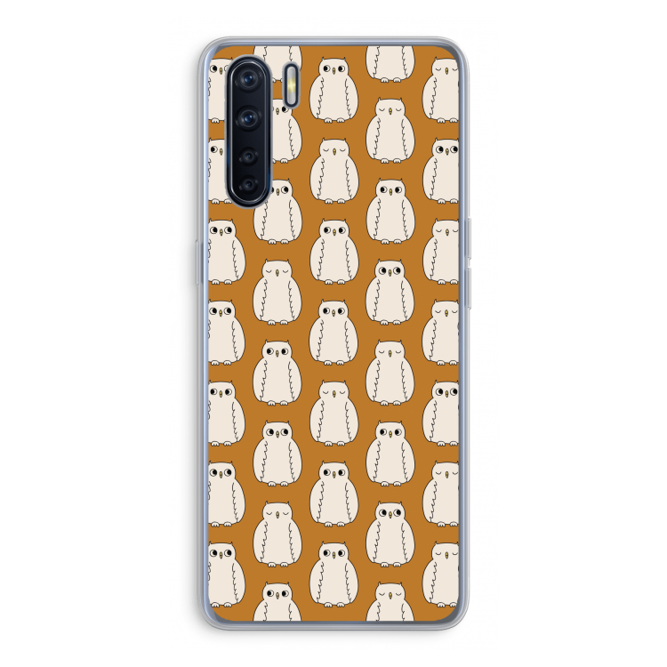 Uilen: Oppo A91 Transparant Hoesje